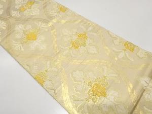 アンティーク　立涌に桐模様織り出し袋帯（材料）